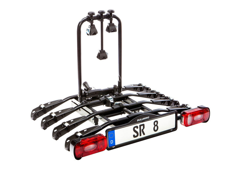 Bullwing SR 8 Fahrradträger Für 4 Fahrräder E- Bike Heckträger Abklappbar