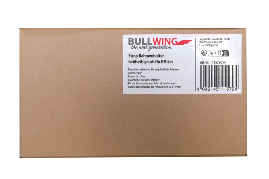 Bullwing Rahmenhalter Für Fahrradträger Abschließbar Beidseitig 15 Cm Für E-Bike