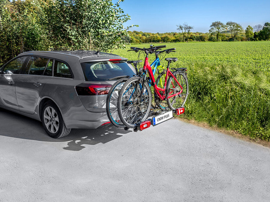Fahrradträger CROW plus Heckträger Für 2 Fahrräder Erweiterbar Abklappbar