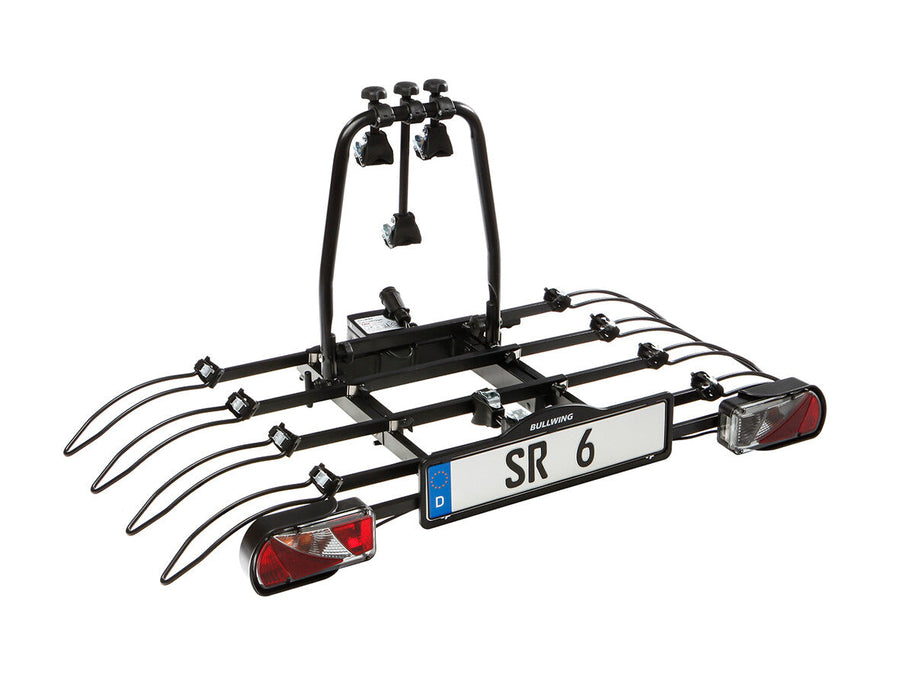 Bullwing SR6 Fahrradträger Für 4 Fahrräder E- Bike Heckträger Abklappbar