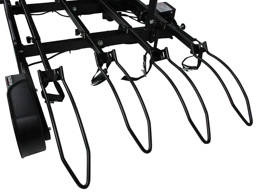 Bullwing SR6 Fahrradträger Für 4 Fahrräder E- Bike Heckträger Abklappbar