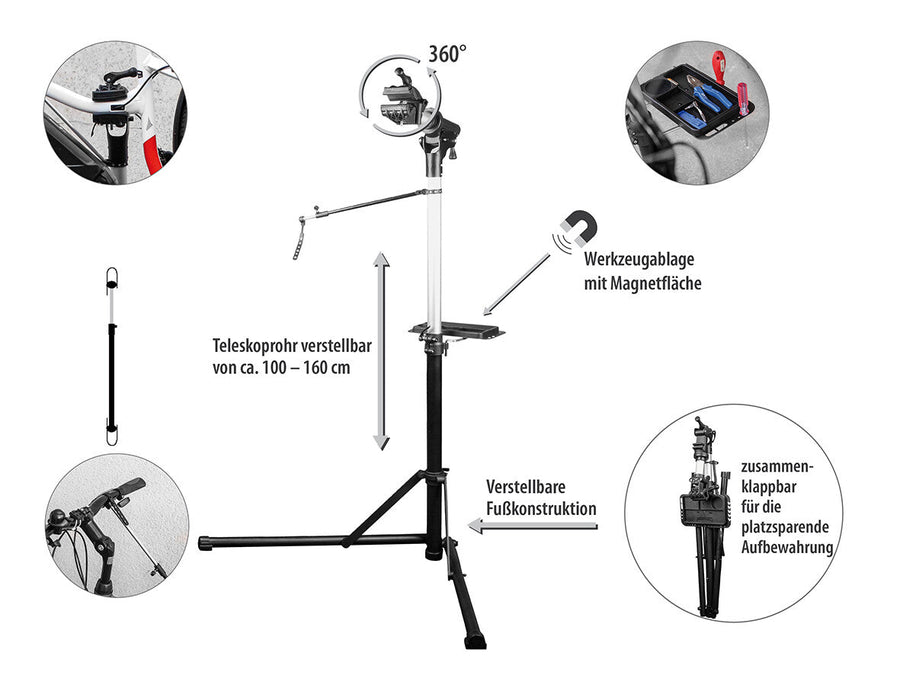 Fahrrad Montageständer Fahrradhalter Reparaturständ